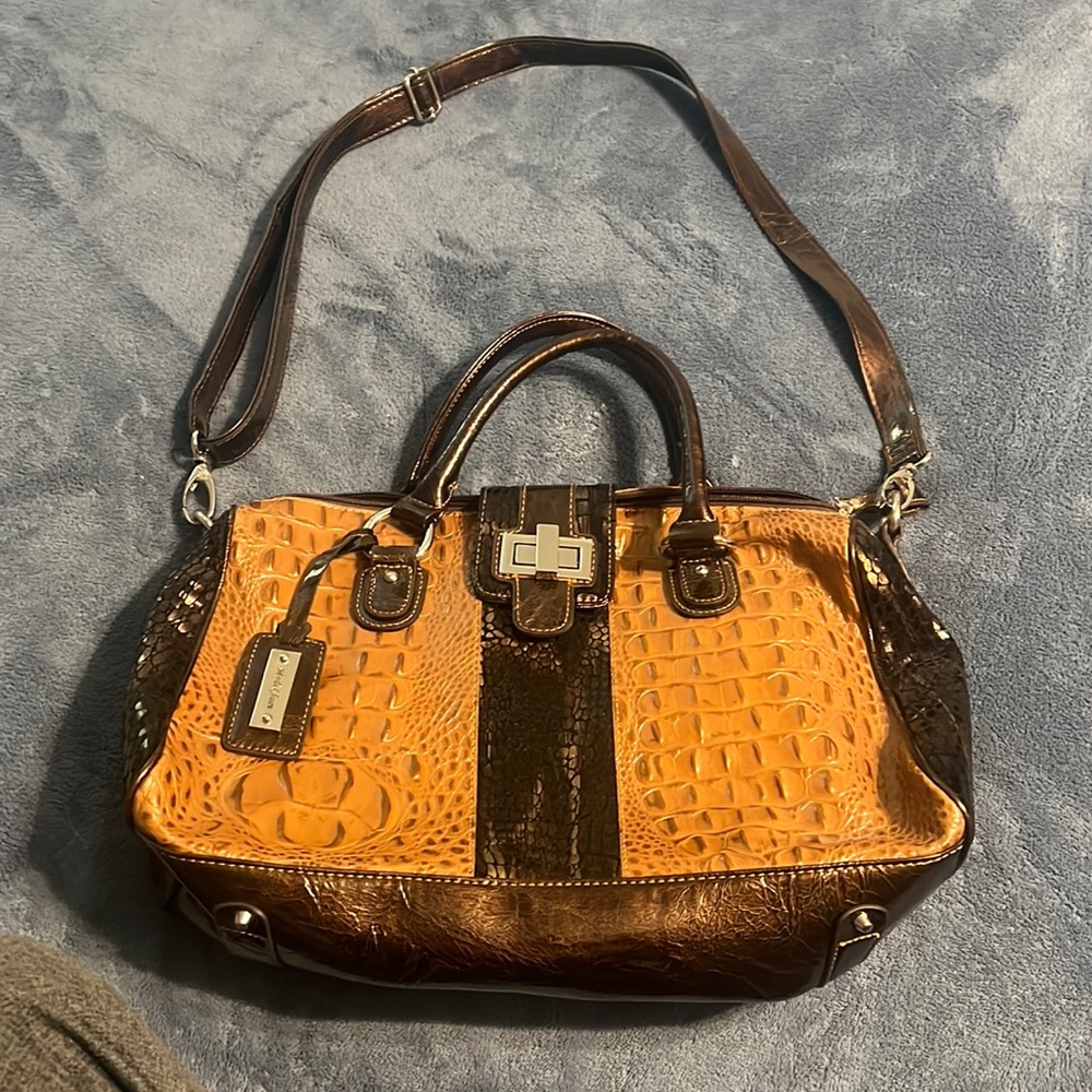 Brand new Madi Claire leather handbag with shoulder strap